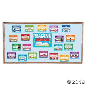 Reading Genre Mini Bulletin Board Set (1 Set(s))