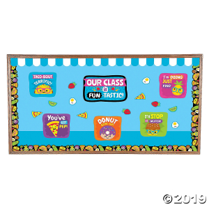 Funtastic Food Friends Bulletin Board Set (1 Set(s))