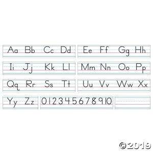 Zaner-Bloser Manuscript Alphabet Bulletin Board Set (1 Set(s ...