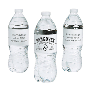 Personalized Hangover Kit Water Bottle Labels (50 Piece(s))