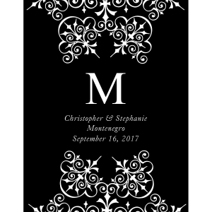 Personalized Monogram Wine Bottle Labels (Per Dozen)