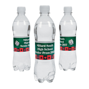 Personalized Casino Water Bottle Labels (50 Piece(s))