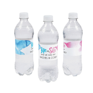 Personalized He or She Water Bottle Labels (50 Piece(s))