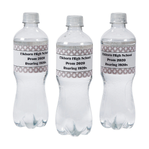 Personalized 1920s Water Bottle Labels (50 Piece(s))