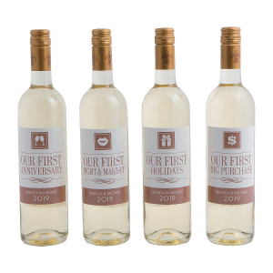 Personalized Milestone Wine Bottle Labels Set (1 Set(s))