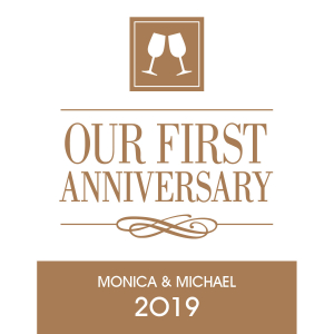 Personalized Milestone Wine Bottle Labels Set (1 Set(s))