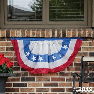 Cloth Patriotic Bunting with Large Stars (1 Piece(s))