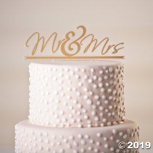 Mr. & Mrs. Cake Topper (1 Piece(s))