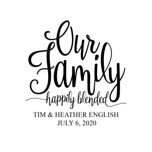 Personalized Blended Family Cake Topper (1 Piece(s))