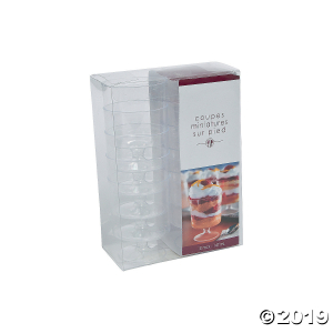 Mini Pedestal Clear Cups (40 Piece(s))
