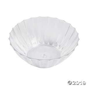 Clear Fluted Bowl (1 Piece(s))