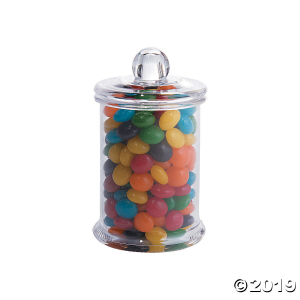 Mini Plastic Candy Containers with Lid (Per Dozen)