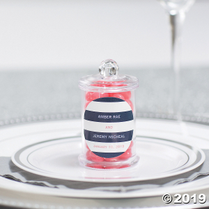 Mini Plastic Candy Containers with Lid (Per Dozen)