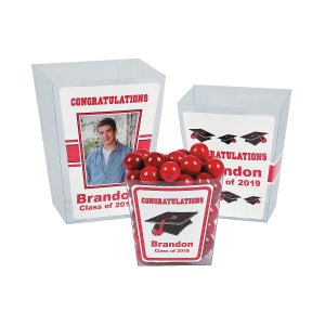 Graduation Custom Photo Candy Buffet Buckets (6 Piece(s))