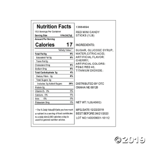 Red Mini Hard Candy Sticks (113 Piece(s))