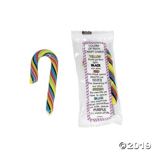 Mini Colors of Faith Candy Canes (40 Piece(s))