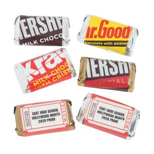 Personalized Hollywood Mini Candy Bar Sticker Labels (30 Piece(s))