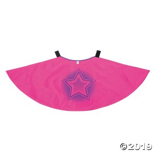 Pink & Purple Superhero Reversible Cape (1 Piece(s))