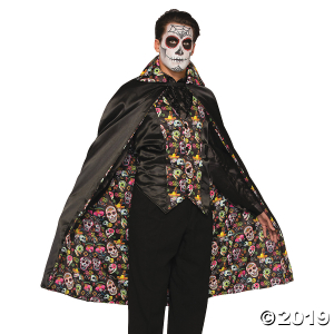 Men Day of the Dead Cape (1 Piece(s))