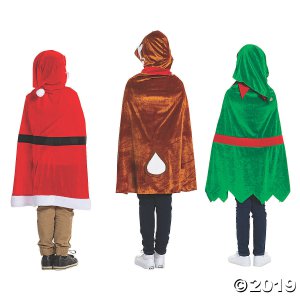 Christmas Hooded Cape Costumes (1 Set(s))