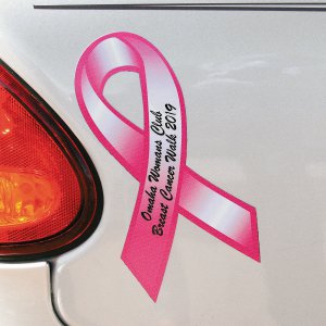 Personalized Breast Cancer Awareness Car Magnets (Per Dozen)