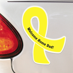 Personalized Awareness Ribbon Car Magnets (Per Dozen)