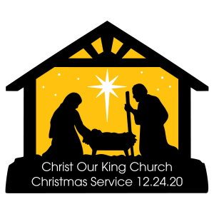 Personalized Nativity Scene Car Magnets (Per Dozen)