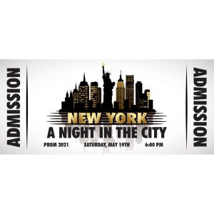 Personalized New York Event Admission Tickets (24 Piece(s))
