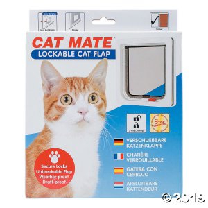 Cat Mate Lockable Cat Flap-White (1 Piece(s))