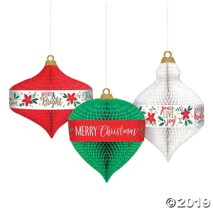 Hanging Honeycomb Ornaments (3 Piece(s))