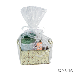 Large Clear Cellophane Gift Basket Bags (50 Piece(s))