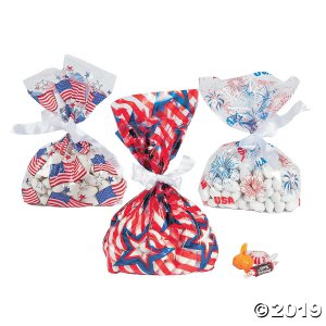 Patriotic Cellophane Bags (36 Piece(s))