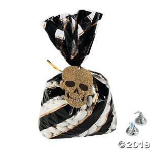 Glitz-O-Ween Cellophane Bags with Tags (24 Piece(s))