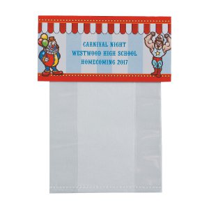 DIY Personalized Carnival Cellophane Favor Bags (50 Piece(s))