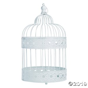 Medium White Bird Cage (1 Piece(s))