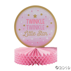 One Little Star Baby Shower Centerpiece - Girl (1 Piece(s))