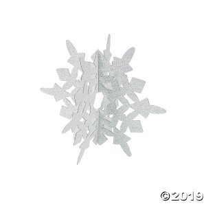 Glitter Snowflake Centerpieces (1 Set(s))