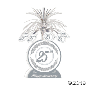 25th Anniversary Tabletop Fountain Centerpiece (1 Piece(s))