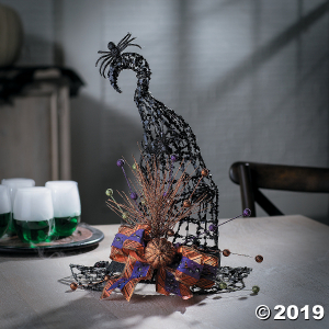 Fancy Witch Hat Centerpiece Halloween Decoration (1 Piece(s))