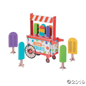 Ice Pop Party Treat Cart Centerpiece Set (1 Set(s))