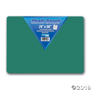 Flipside Chalk Board, 24" Width, 36" Length, Green (1 Piece(s))