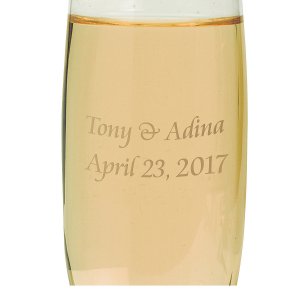 Personalized Wedding Champagne Flute (1 Set(s))