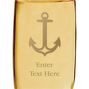 Nautical Personalized Wedding Champagne Flute (1 Set(s))