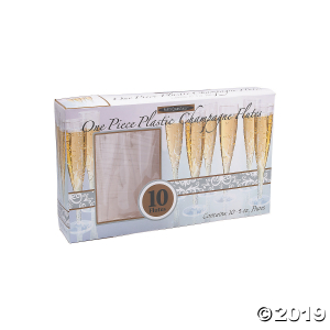 10-Pc. Clear Champagne Flutes Box Set (10 Piece(s))