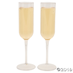 Premium Plastic Champagne Flutes (25 Piece(s)) Premium Plastic Champagne Flutes (25 Piece(s))