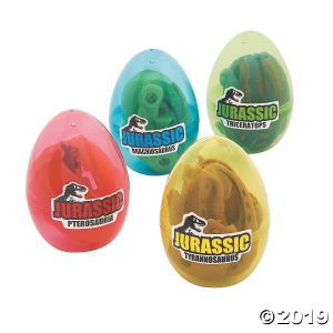 Transforming Dinosaur-Filled Plastic Eggs - 12 Pc. (Per Dozen)
