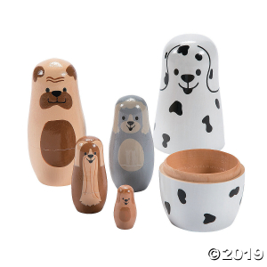 Dog Nesting Dolls (1 Set(s))