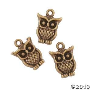 Owl Charms (Per Dozen)