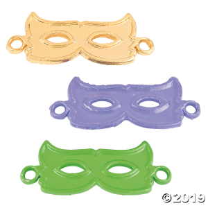 Mardi Gras Mask Connectors (Per Dozen)