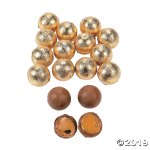 Gold Caramel Balls Chocolate Candy (1 lb(s))